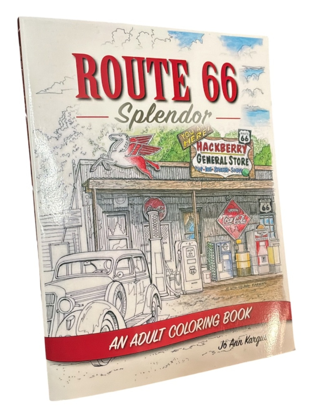 ADULT COLORING BOOK ROUTE 66 from Uranus